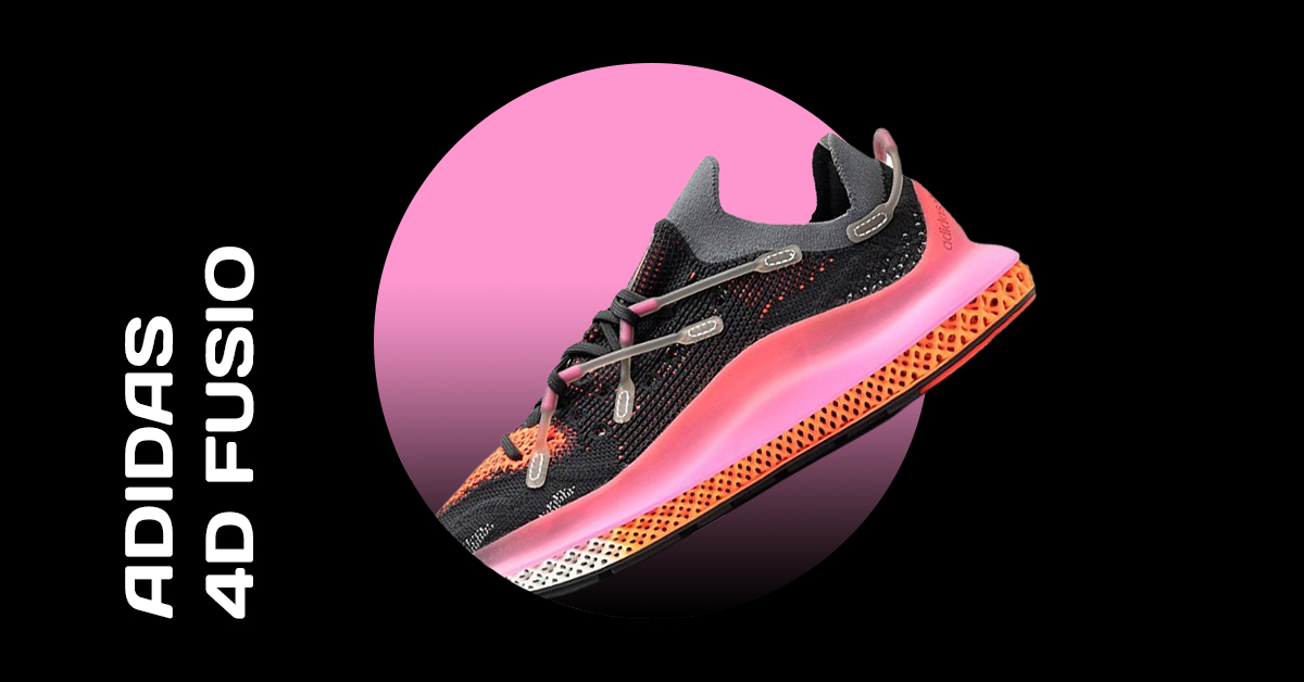 Adidas 4D fusio アディダス Adidas 4D Fusio Running Shoes Black / Orange / Pink Sz 11